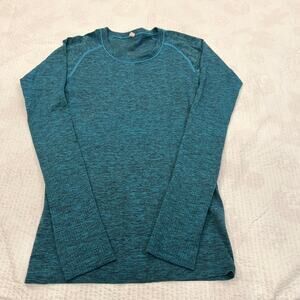 Lululemon teal swiftly tech long sleeve 4 women